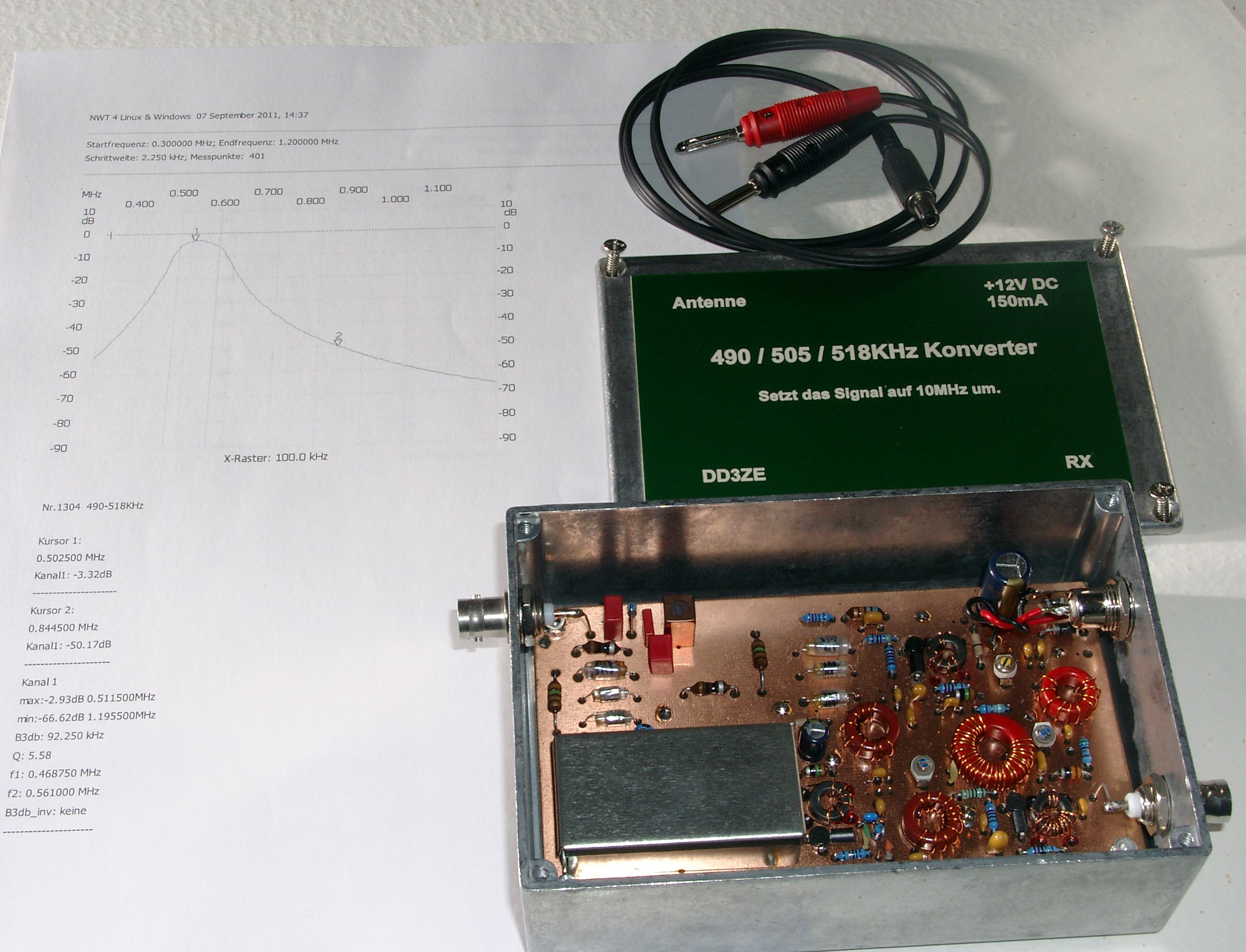 518KHz Navtex Konverter ALU